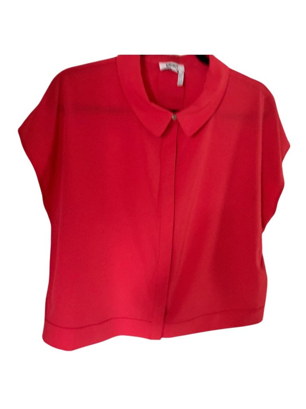 DNKY  Collared Button-Front Camp Shirt Large  NWT